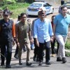 Didampingi Kalak BPBD, Pj Bupati Kuningan lokasi gempa.